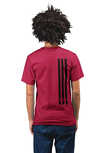 Arsenal 3 Stripes Men's 100% Cotton Round Neck T-Shirt