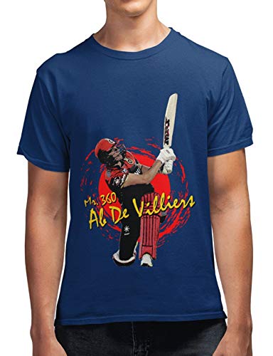 AB de Villiers Mr. 360 Men's 100% Cotton Round Neck T-Shirt