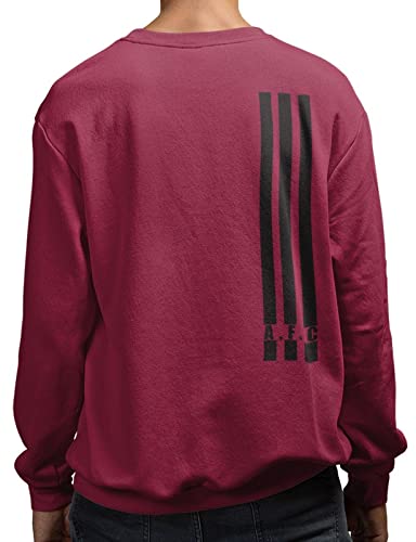 Arsenal Football Club 3 Stripes Men's 100% Cotton Sweatshirt & Pullover