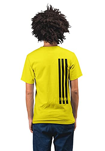 Arsenal 3 Stripes Men's 100% Cotton Round Neck T-Shirt