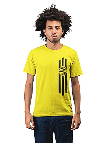 Bayern Munich 3 Stripes Men's 100% Cotton Round Neck T-Shirt