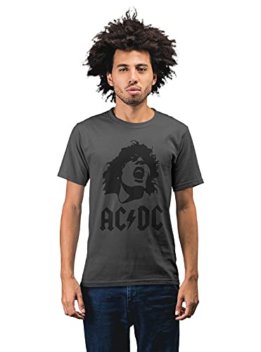 AC/DC Scream Men's 100% Cotton Round Neck T-Shirt