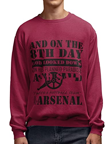 Arsenal 'God Made Football' Men's 100% Cotton Sweatshirt & Pullover