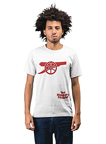 Arsenal Highbury Faithful Men's 100% Cotton Round Neck T-Shirt