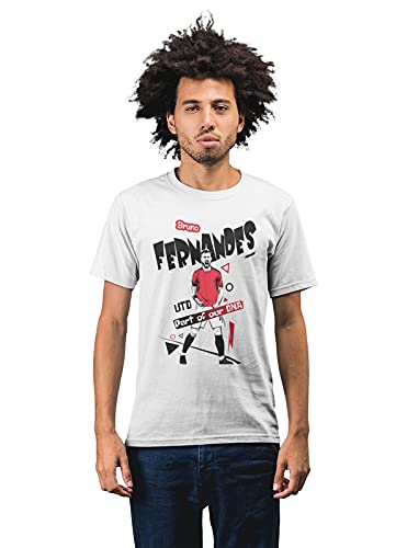 Bruno Fernandes 'Part of DNA' Men's 100% Cotton Round Neck T-Shirt