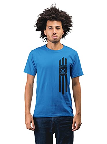 Arsenal 3 Stripes Men's 100% Cotton Round Neck T-Shirt