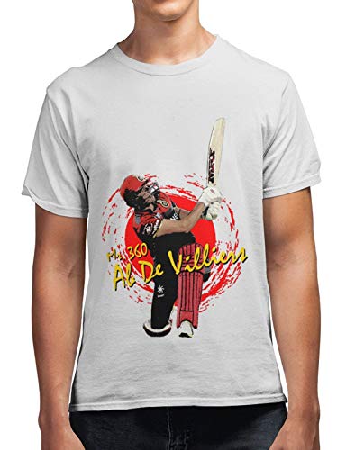 AB de Villiers Mr. 360 Men's 100% Cotton Round Neck T-Shirt