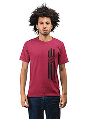 Bayern Munich 3 Stripes Men's 100% Cotton Round Neck T-Shirt