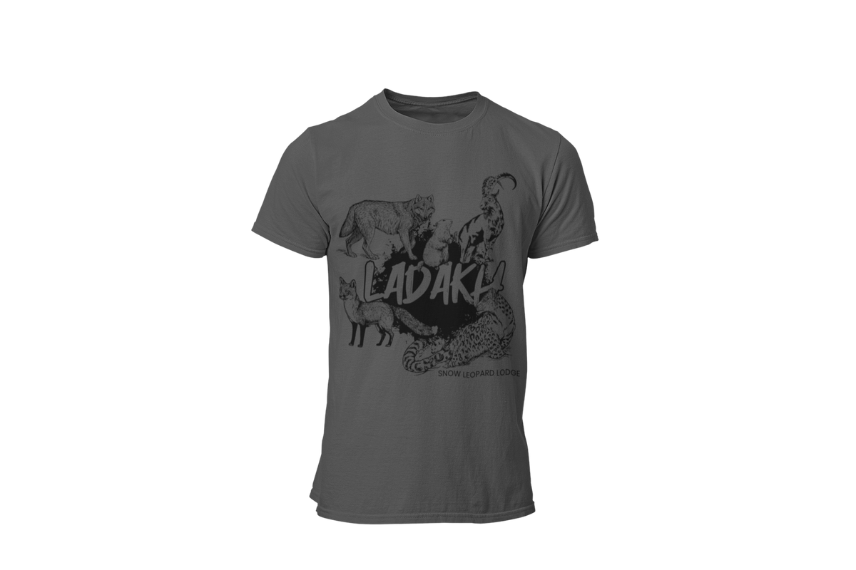 Ladakh Collage Men's 100% Cotton Round Neck T-Shirt.