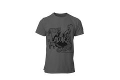 Ladakh Collage Men's 100% Cotton Round Neck T-Shirt.